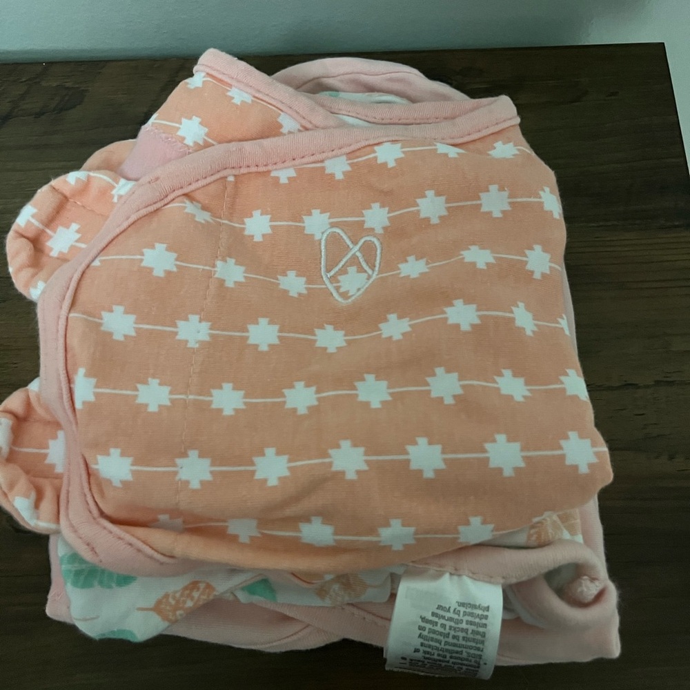 Set of 3 SwaddleMe size small/medium